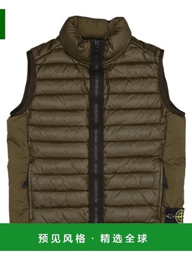 香港直邮Stone Island 拉链羽绒马甲 K1S16G100002S0024