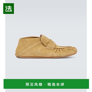 绒面革莫卡辛便鞋 1h可退 男士 罗意威 beige米色 香港直邮LOEWE