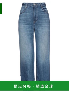 1h可退 【美国直邮】J Brand女士牛仔裤高腰宽松徽标褪色水洗 休