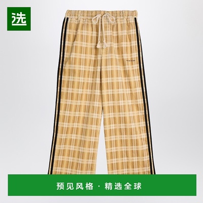 香港直邮adidas 阿迪达斯 女士 Song For Mute ADI006 格纹长裤 K