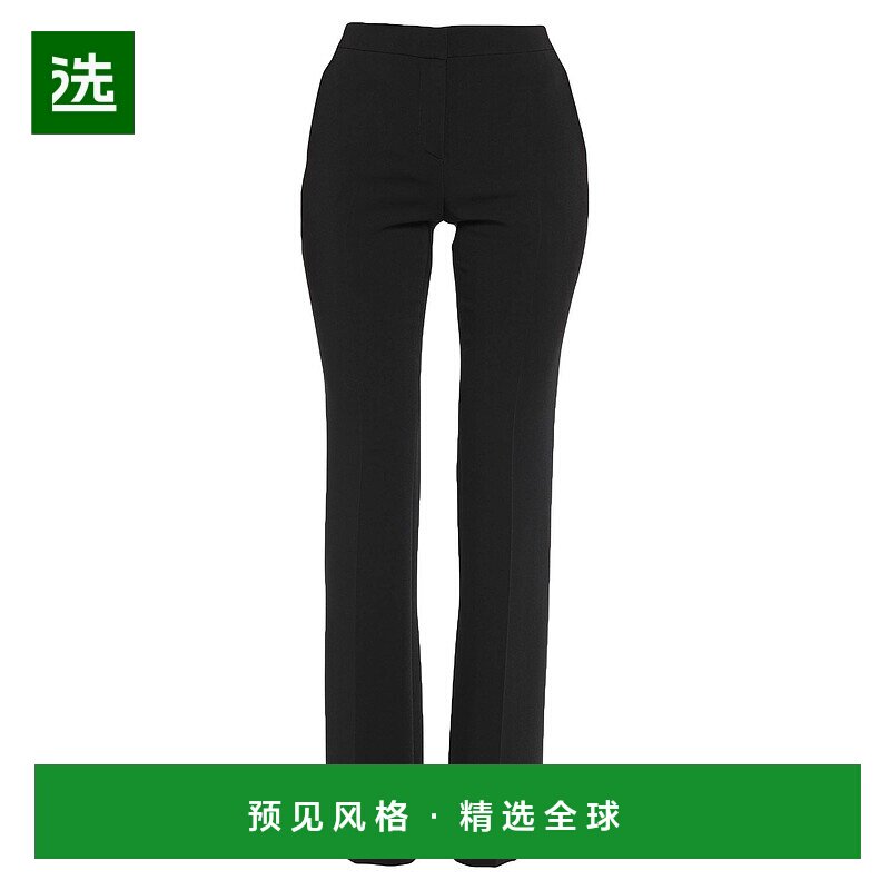 1h可退 香港直邮Moschino 莫斯奇诺 女士 休闲长裤 black黑色 舒