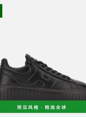 欧洲直邮Hogan H-Stripes黑色运动鞋