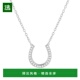 美国直邮 Horseshoe Macy 1h可退 Diamond 18英寸吊坠项链