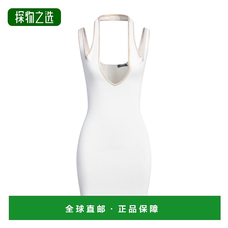 香港直邮Balmain 巴尔曼 女士 紧身连衣裙 white白色 舒适时尚