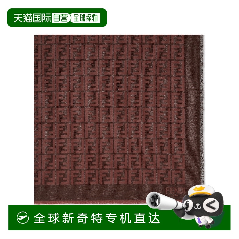 香港直邮Fendi 大号方形披巾 FXT131ATZB羊毛