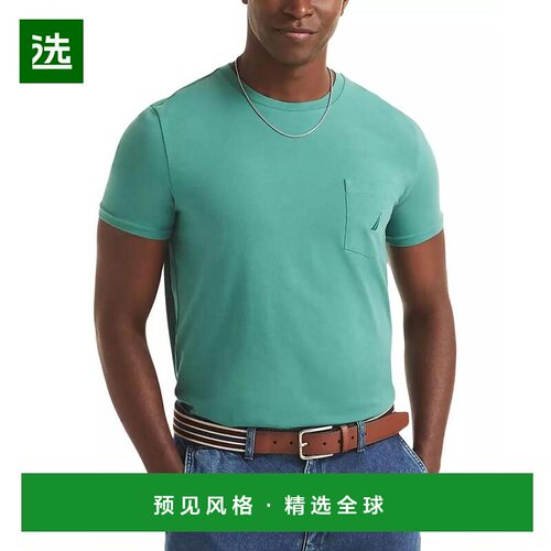 【美国直邮】nautica/诺帝卡 男士 上装T恤短袖 支付后1h可退