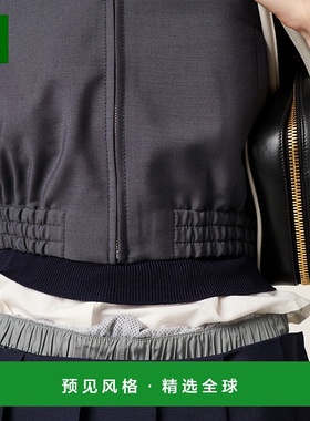 欧洲直邮MIU MIU (2025新品) Chemise en popeline flammée