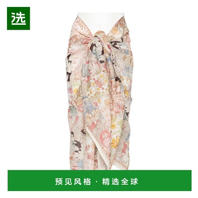 香港直邮Zimmermann 图案纱笼半身裙 2978XC26A2包臀裙