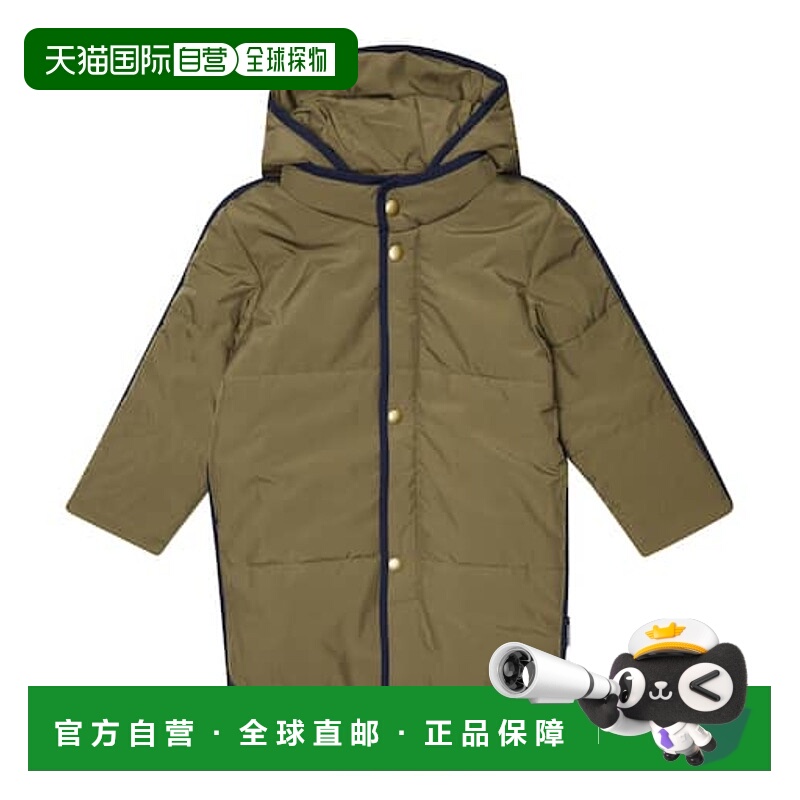 1h可退 香港直邮Molo 男童 Hasina 大衣童装 green绿色 舒适时尚