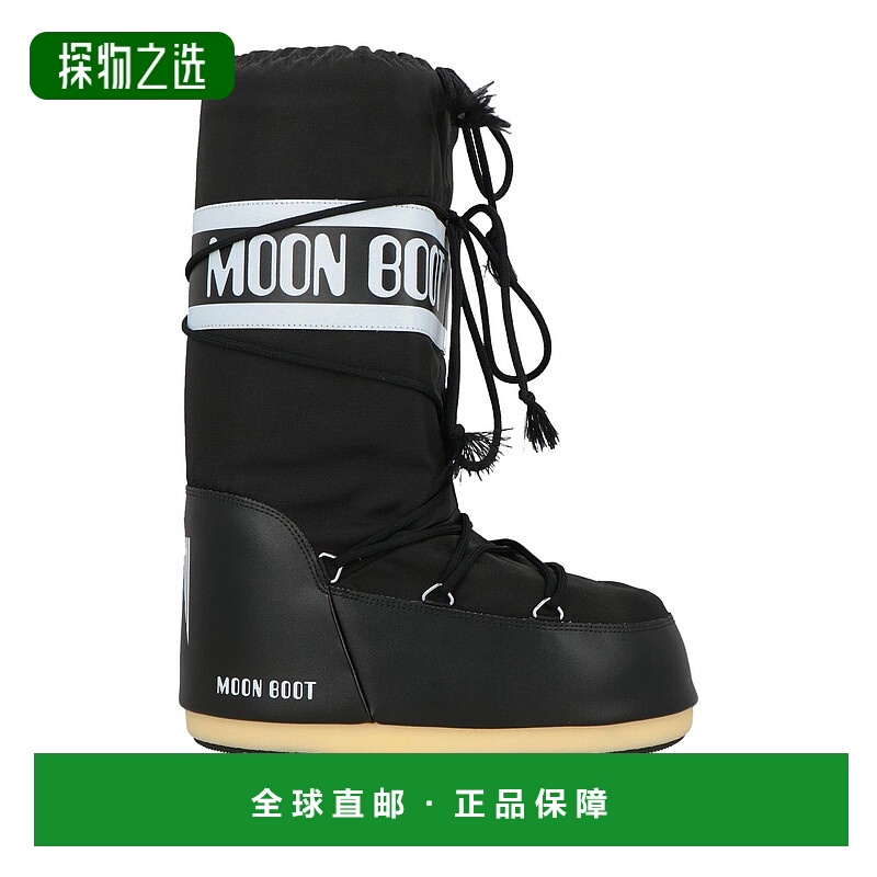 香港直邮moon boot 月亮靴 男士 脚踝靴 black黑色 舒适时尚