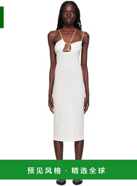 1h可退 香港直邮Nensi Dojaka 女士 白色 Asymmetrical 连衣裙 ND