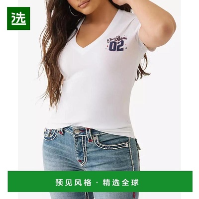 1h可退 【美国直邮】true religion 女士 上装T恤