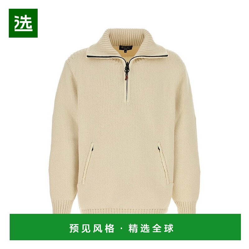 1h可退 香港直邮Loro Piana 诺悠翩雅 男士 拉链针织毛衣 FAO5044