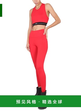 香港直邮MSGM 女士休闲裤 3341MDP6322758417 AW2022 红色 LEGGIN