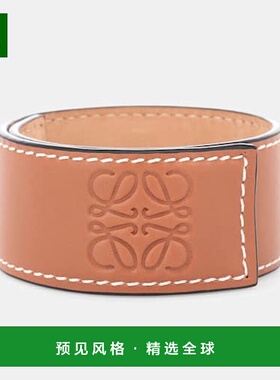 1h可退 香港直邮LOEWE 罗意威 女士 Anagram 皮革按扣手链手镯