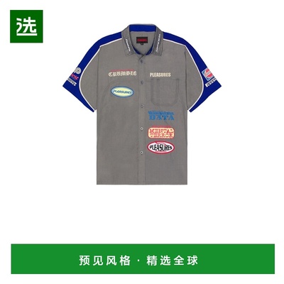 1h可退 香港直邮Pleasures 男士 Terror 排扣衬衫 P25SU005GREY