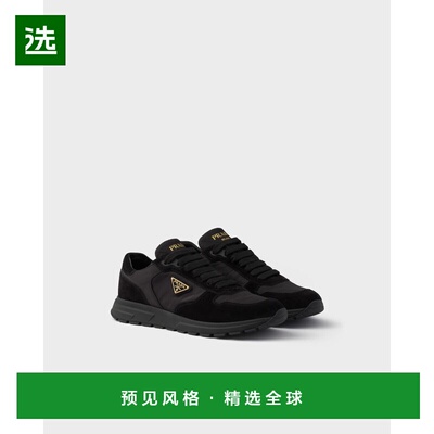 欧洲直邮PRADA（2025 年新品）Prax 2.0 再生尼龙和麂皮小牛皮运
