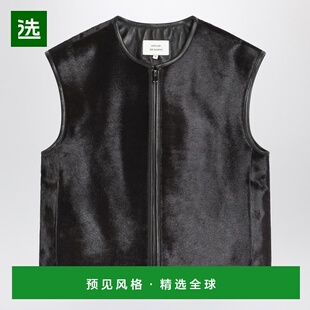 1h可退 香港直邮LOULOU STUDIO 女士 AMPAS 棕色皮革背心(PONY-EF