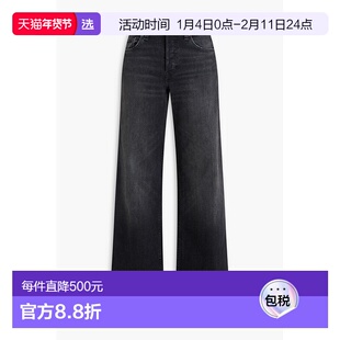 1h可退 香港直邮redone 女士 中腰阔腿牛仔裤 14403WMRWDLGONYXFA