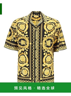 1h可退 香港直邮Versace 范思哲 男士 真丝印花衬衫 10039261A030