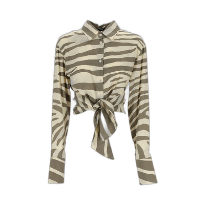 欧洲直邮BALMAIN 女士衬衫 AF1HU105VC81GLU天丝