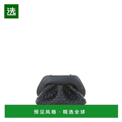 1h可退 香港直邮Themoirè 女士 THEMOIRÈ TIA MOTIF 黑色编织草