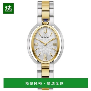 1h可退 【美国直邮】Bulova|女士 Rubaiyat 双色不锈钢表带腕表 2