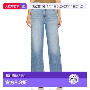 1h可退 香港直邮rag bone 瑞格布恩 女士 Logan 极轻牛仔裤 WDD23
