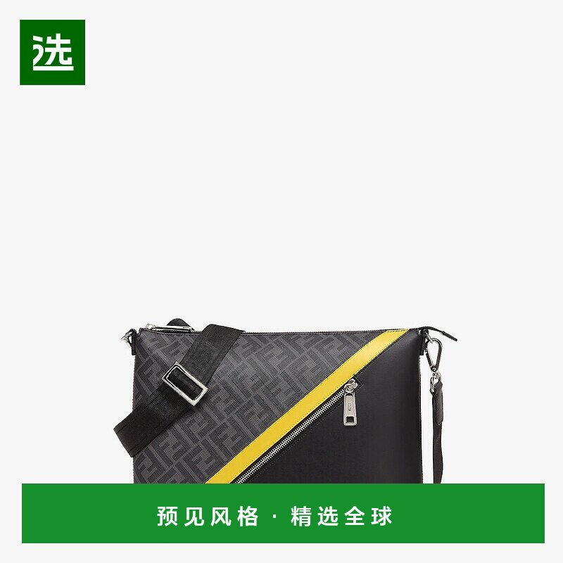 1h可退 欧洲直邮FENDI(芬迪) FENDI Diagonal信差包