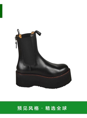 1h可退 香港直邮R13 女士 黑色靴子 R13S0245001BLACK black黑色