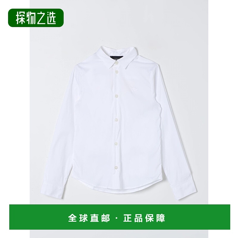 欧洲直邮EMPORIO ARMANI 男童衬衫8N4C091N06Z0100阿玛尼
