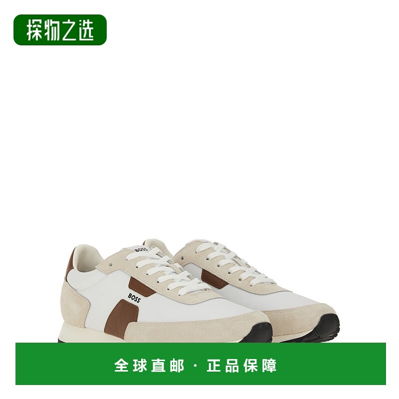 1h可退 欧洲直邮hugo boss 男士 时尚休闲鞋牛皮运动鞋男鞋
