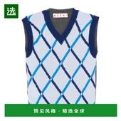 香港直邮Marni 菱纹针织背心 CVMD0128Q1UFW530