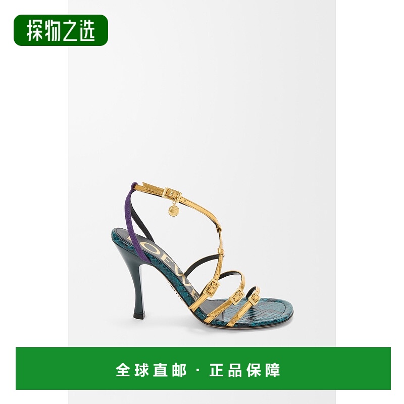 1h可退 欧洲直邮LOEWE (2025新品) New Comic 混合皮革凉鞋罗意威