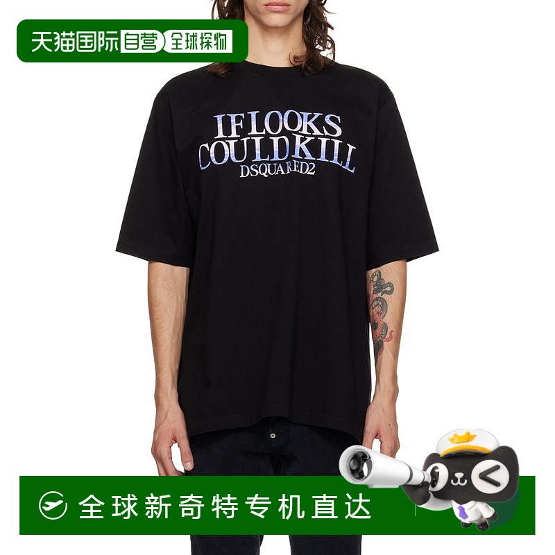 香港直邮Dsquared2 Could Kill印花T恤 S71GD1400S23009