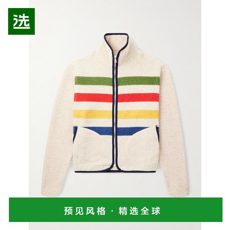 1h可退 drakes 男士 条纹羊毛混纺抓绒夹克 DR2A5L245860,男装,夹克,淘宝优惠券,粉丝福利购,淘宝优惠卷