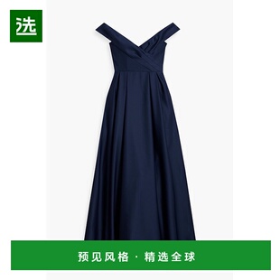 1h可退 香港直邮MARCHESA NOTTE 女士 褶裥丝硬缎礼服 N71G3645NA