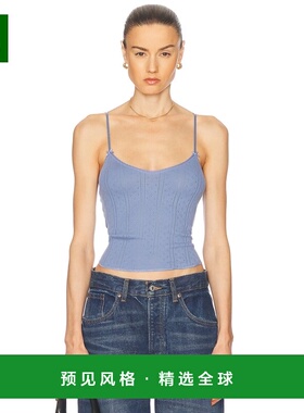 1h可退 香港直邮COUCOU 女士 长款背心上衣 CC1TCLP1PDB blue蓝色