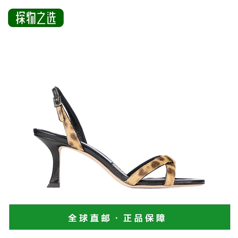 香港直邮Jimmy Choo 圆头高跟凉鞋 ELSY70LOP