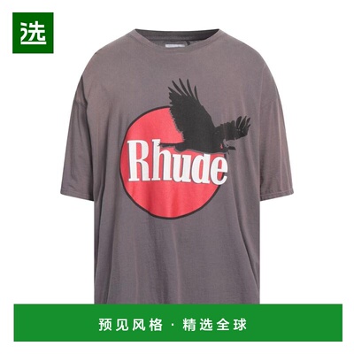 1h可退 【美国直邮】rhude 男士 上装T恤时髦流行穿搭显瘦透气舒