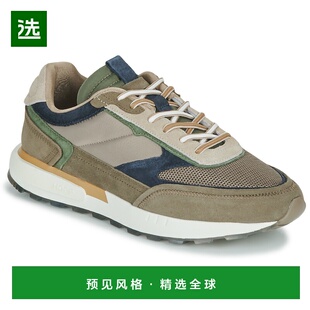 欧洲直邮Hoff 男女同款Tribe部族系列磨绒撞色时尚休闲运动鞋板鞋