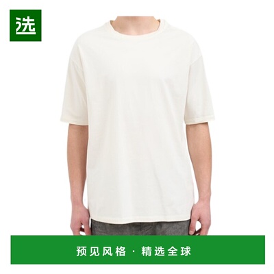 香港直邮Thom Krom 男士T恤 NMTS936CREMA SS2026 白色 圆领T恤