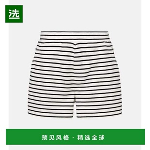 1h可退 香港直邮VERONICA BEARD 女士 Brighton 条纹短裤