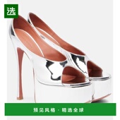 香港直邮Amina 155 Muaddi 1h可退 女士 Anok 漆皮防水台浅口鞋