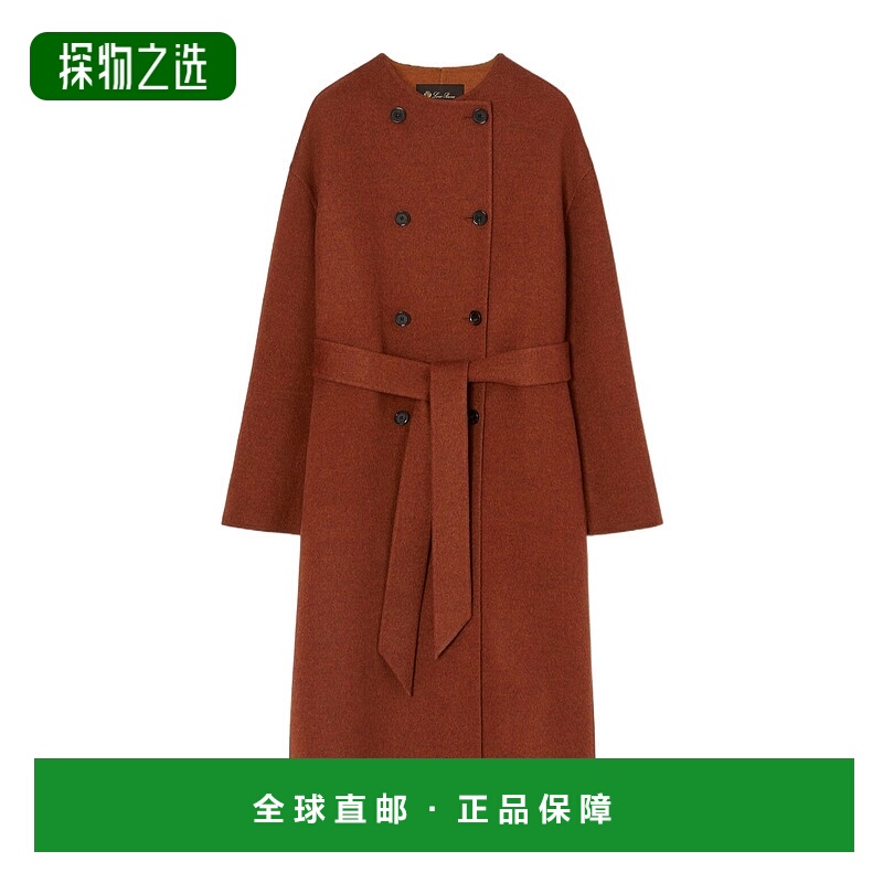 香港直邮Loro Piana Boris长袖大衣 FAP6998