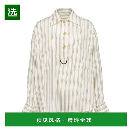 香港直邮Zimmermann 长袖条纹衬衫 4123TS251亚麻