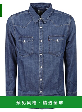 香港直邮LEVI'S 男士衬衫 857440041MED CO 蓝色 BARSTOW WESTERN