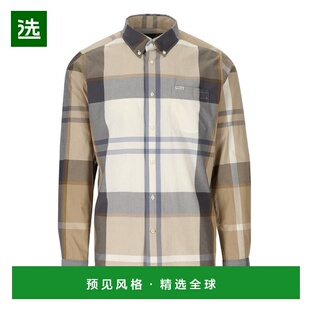 香港直邮Barbour 男士衬衫 MSH5071TN88 SS2024 浅棕色 Patterned
