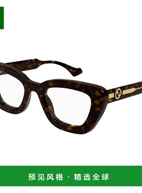 1h可退 香港直邮Gucci 古驰 女士 全框平光镜 GG1555O colorful花