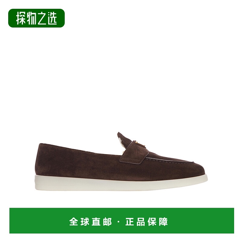 香港直邮Prada 圆头乐福鞋 2DG124FA0013LRF普拉达男鞋